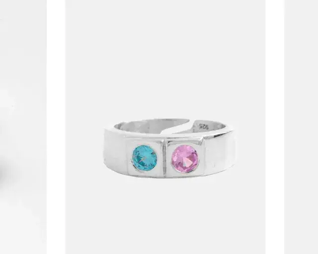 Anelli in argento 925 con pietre colorate. Impara a capire se è argento osservando i marchi.