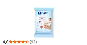 Confezione di Fimo air light, pasta modellabile che si asciuga all'aria, ideale per creare decorazioni leggere e dettagliate.